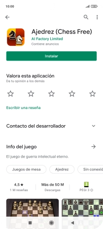 Pulsa la tecla de inicio para terminar y regresar a la pantalla de inicio.