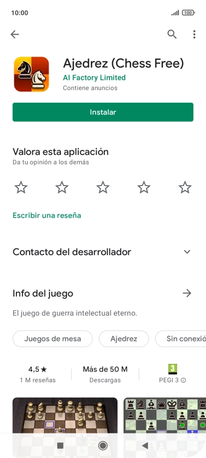 Pulsa la tecla de inicio para terminar y regresar a la pantalla de inicio.