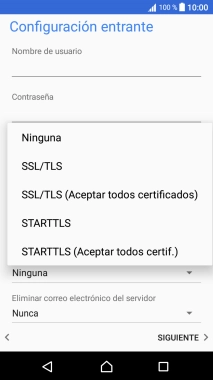 Pulsa Ninguna para desactivar la función.