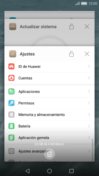 Pulsa la tecla de aplicaciones. Pulsa la tecla de aplicaciones.