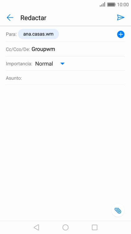 Pulsa en la campo junto a 