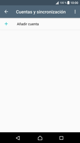 Pulsa Añadir cuenta.