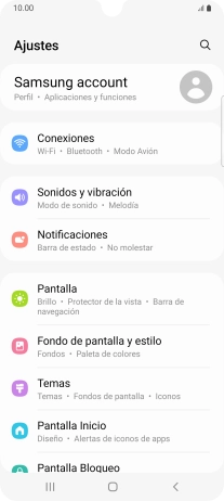 Pulsa Conexiones.