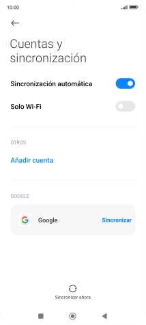 Pulsa Añadir cuenta.