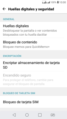 Pulsa Bloqueo de tarjeta SIM.
