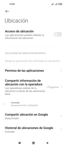Pulsa el indicador junto a 