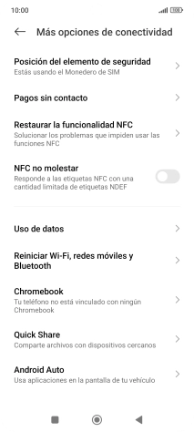Pulsa Reiniciar Wi-Fi, redes móviles y Bluetooth.