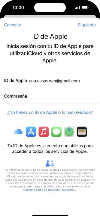 Pulsa Siguiente.
