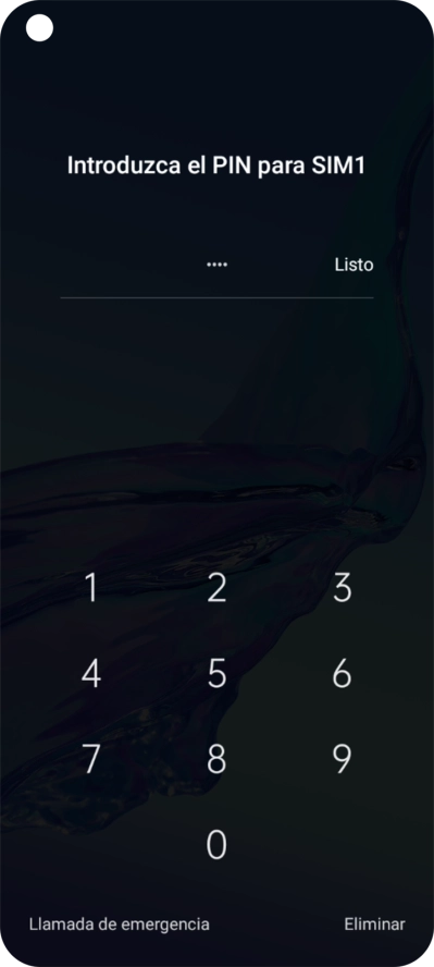 Si lo solicita el teléfono, introduce el código PIN y pulsa Listo.