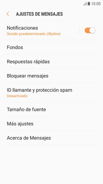 Pulsa Más ajustes.