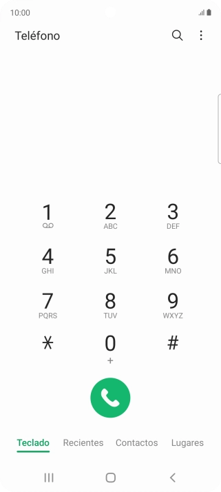 Pulsa el icono de menú.