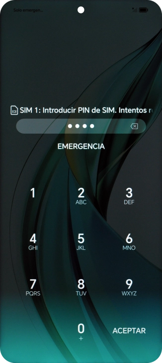 Si lo solicita el teléfono, introduce el código PIN y pulsa ACEPTAR.
