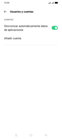 Pulsa Añadir cuenta.