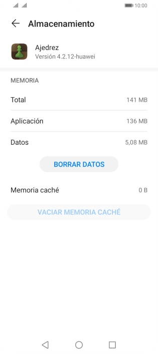 Pulsa la tecla de inicio para terminar y regresar a la pantalla de inicio.