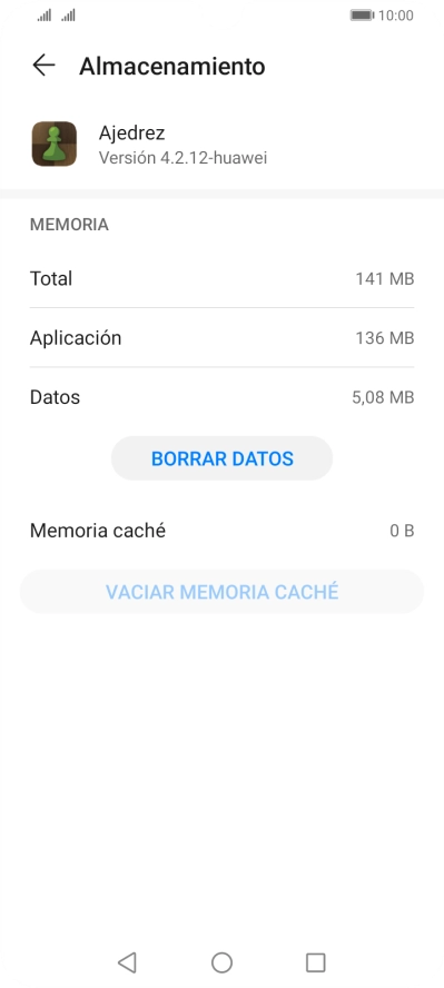 Pulsa la tecla de inicio para terminar y regresar a la pantalla de inicio.