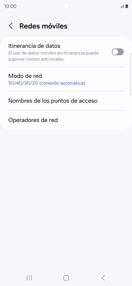 Pulsa Operadores de red.