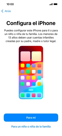 Pulsa Para mí.