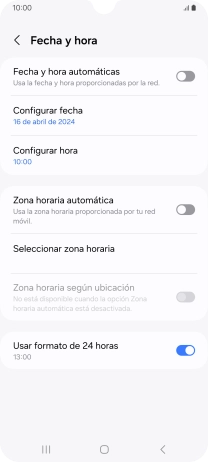 Pulsa el indicador junto a 