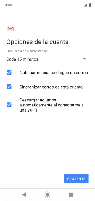 Pulsa la lista desplegable bajo 