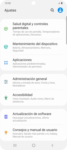 Pulsa Mantenimiento del dispositivo.