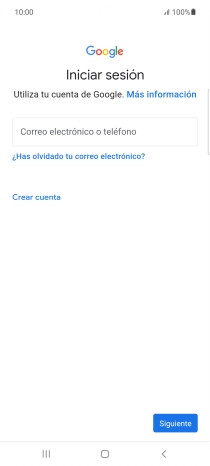 Si no tienes una cuenta de Google, pulsa Crear cuenta y sigue las indicaciones de la pantalla para ver cómo crear una cuenta nueva.
