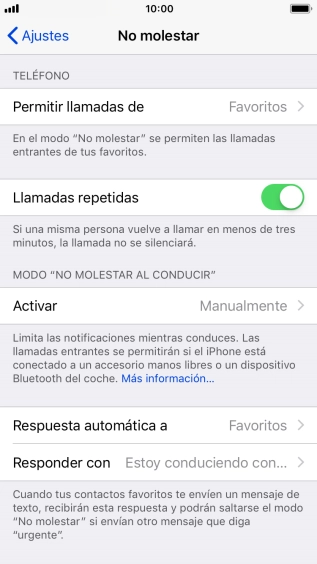 Pulsa el indicador junto a 