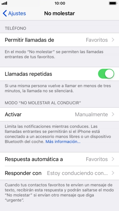 Pulsa el indicador junto a 