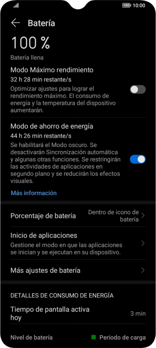 Desliza el dedo hacia arriba desde la parte inferior de la pantalla para terminar y volver a la pantalla de inicio.