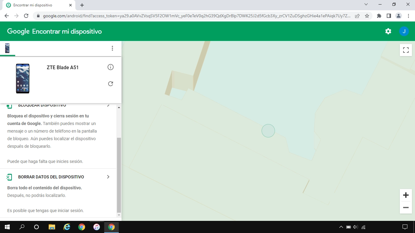 Haz clic en BORRAR DATOS DEL DISPOSITIVO y sigue las indicaciones de la pantalla para eliminar todo el contenido de tu teléfono. Ten en cuenta que ya no podrás utilizar la función de 