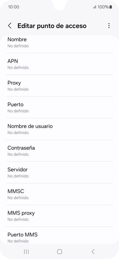 Pulsa Nombre.