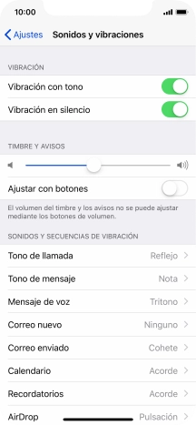 Pulsa Tono de llamada.