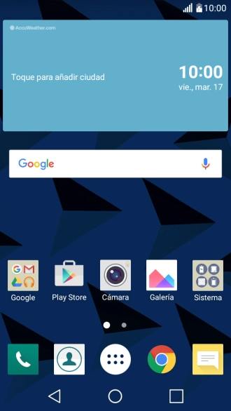 Cuando el icono de carga de batería aparece en la pantalla, el teléfono se está cargando.