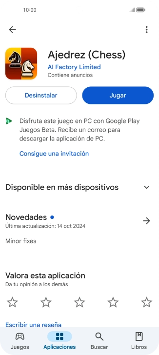 Pulsa Desinstalar.