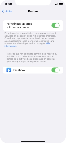 Pulsa el indicador junto a 