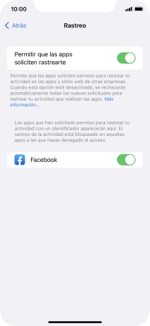 Pulsa el indicador junto a 