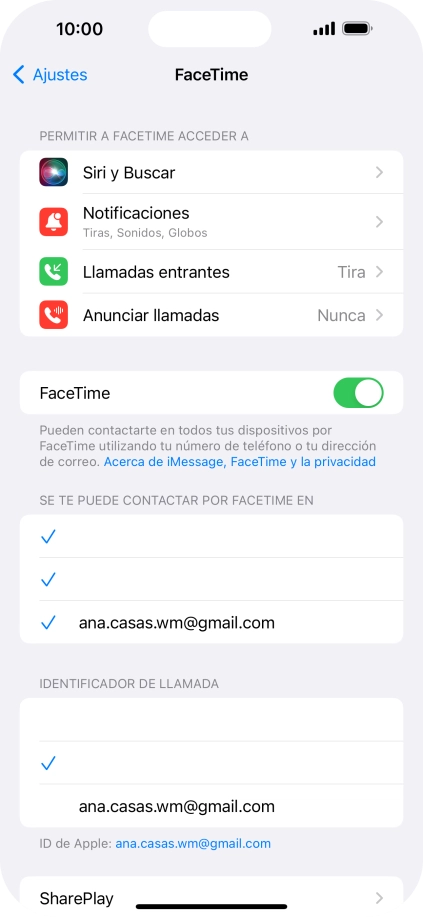 Pulsa el indicador junto a 