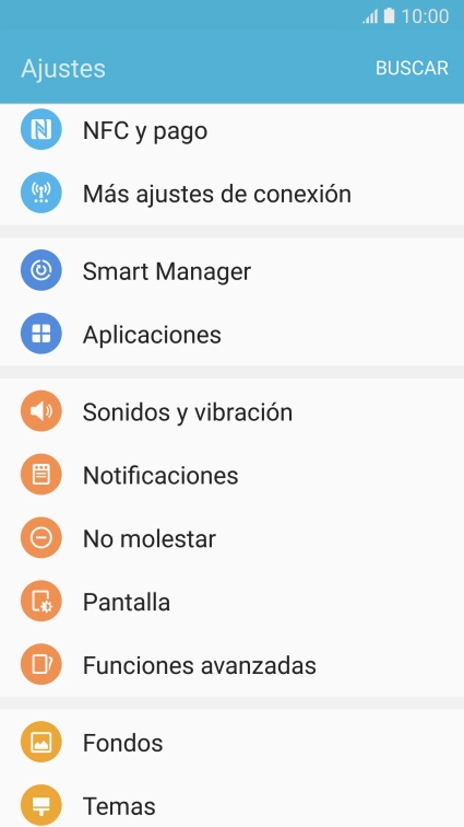 Pulsa Sonidos y vibración.