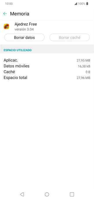 Pulsa la tecla de inicio para terminar y regresar a la pantalla de inicio.