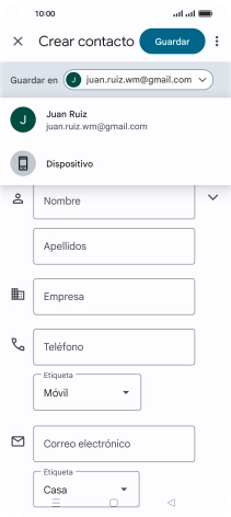 Pulsa Dispositivo.