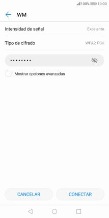 Pulsa CONECTAR.
