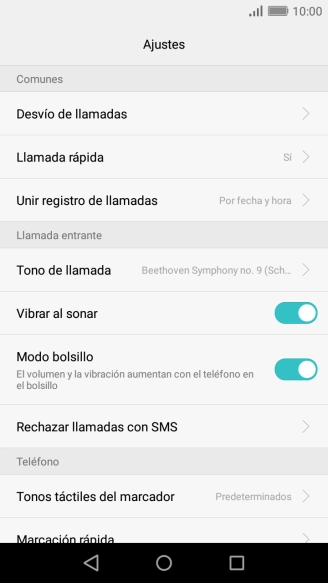 Pulsa Desvío de llamadas.