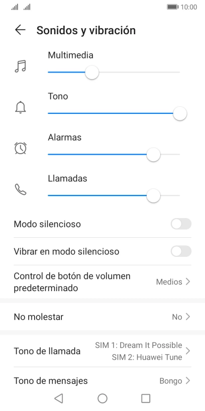 Pulsa Tono de llamada.
