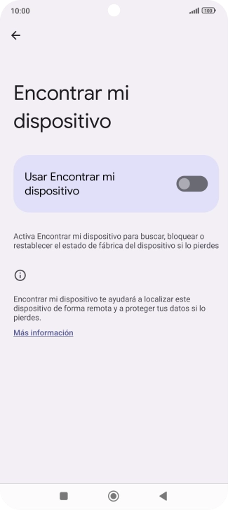 Pulsa el indicador junto a 