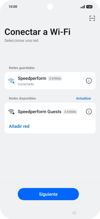 Pulsa Siguiente.