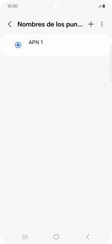 Pulsa el icono de añadir.