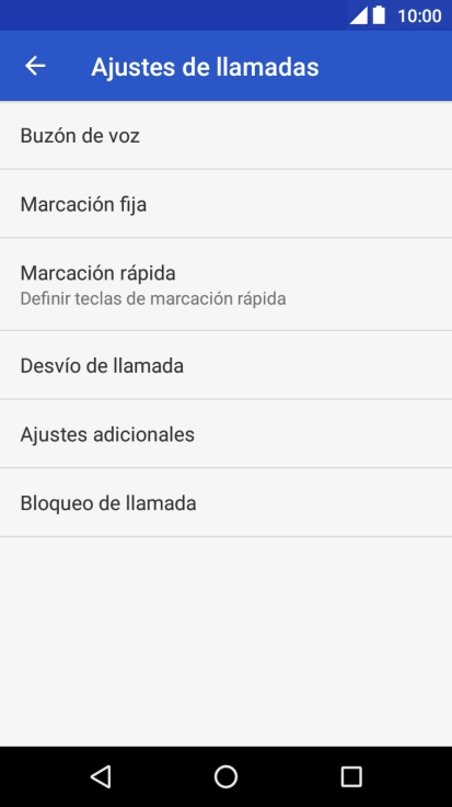Pulsa Buzón de voz.