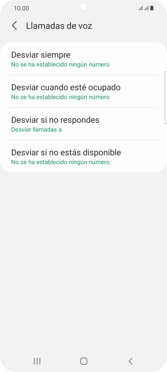 Pulsa la tecla de inicio para terminar y regresar a la pantalla de inicio.