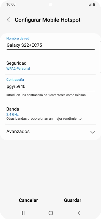 Pulsa en el campo bajo 