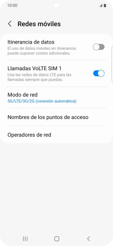 Pulsa el indicador junto a 