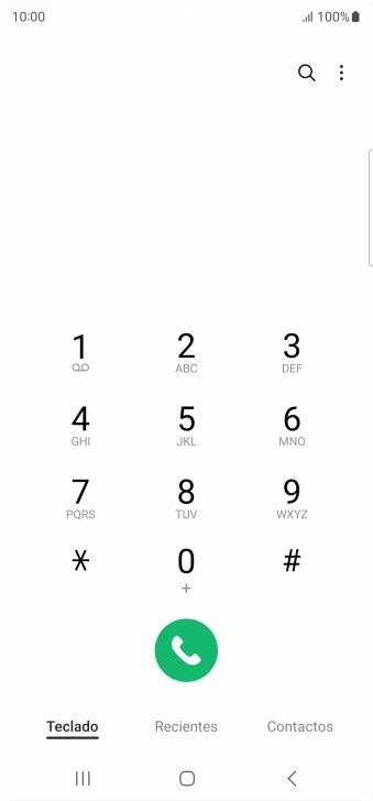Pulsa el icono de menú.